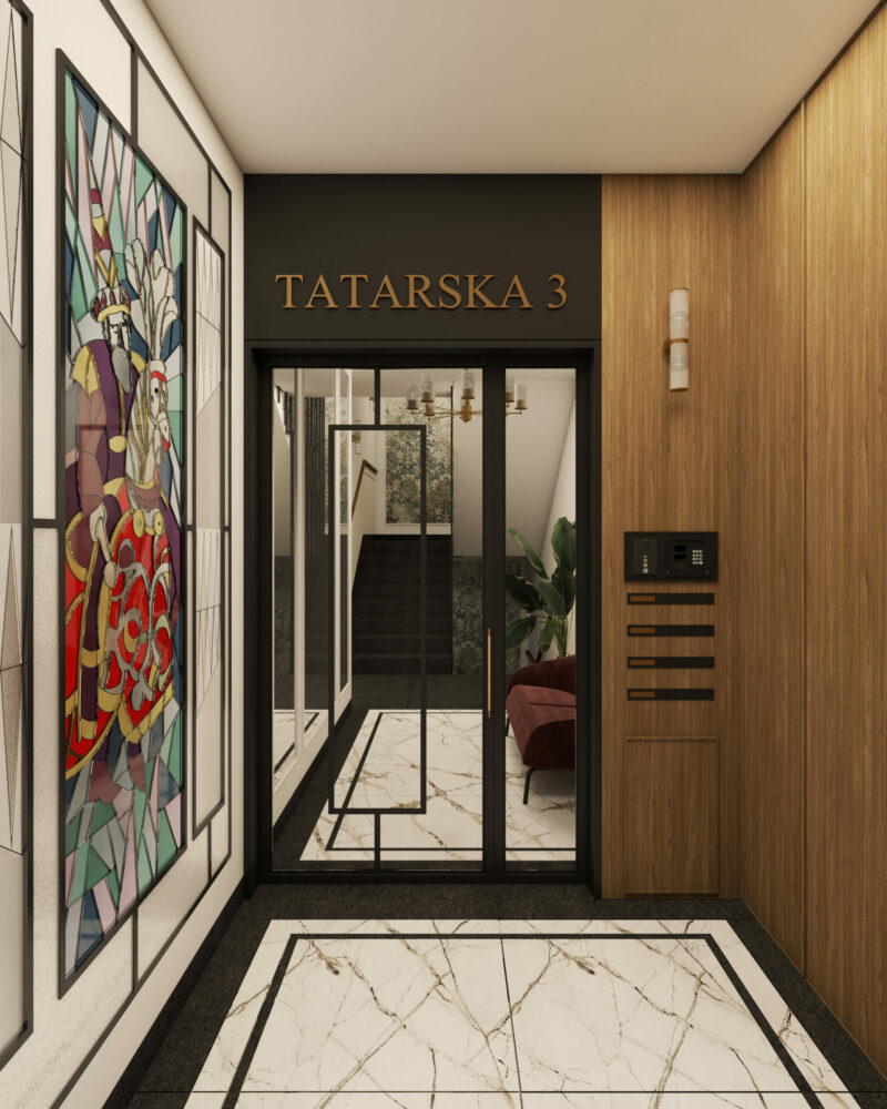 Klatka schodowa Kraków ul. Tatarska